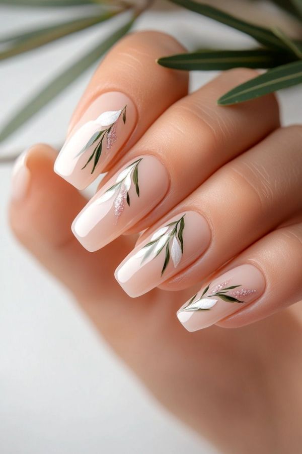 cores de esmalte para vestido verde