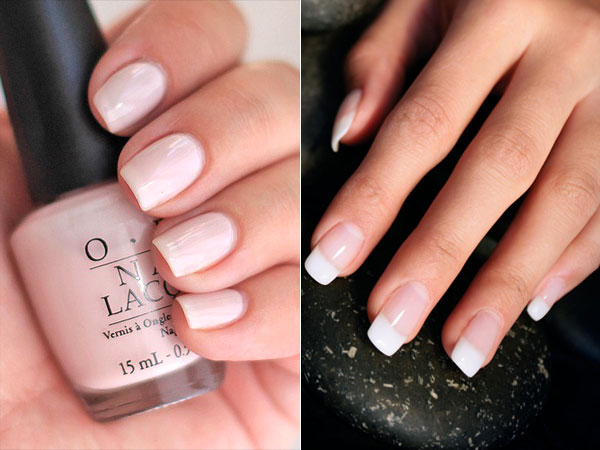 ideias de unhas redondas brancas elegantes