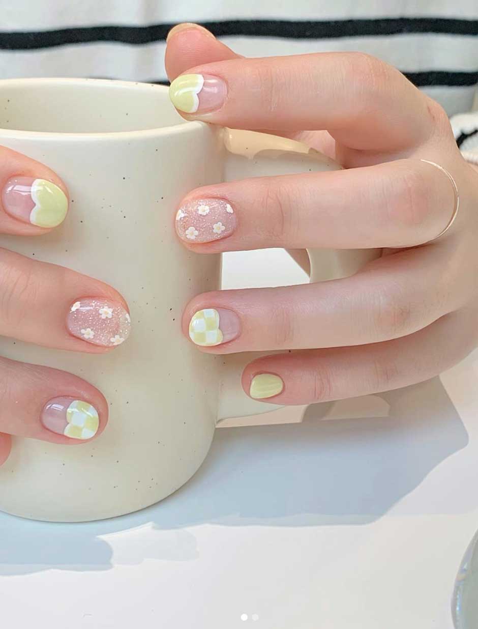 erros comuns ao decorar unhas redondas curtas