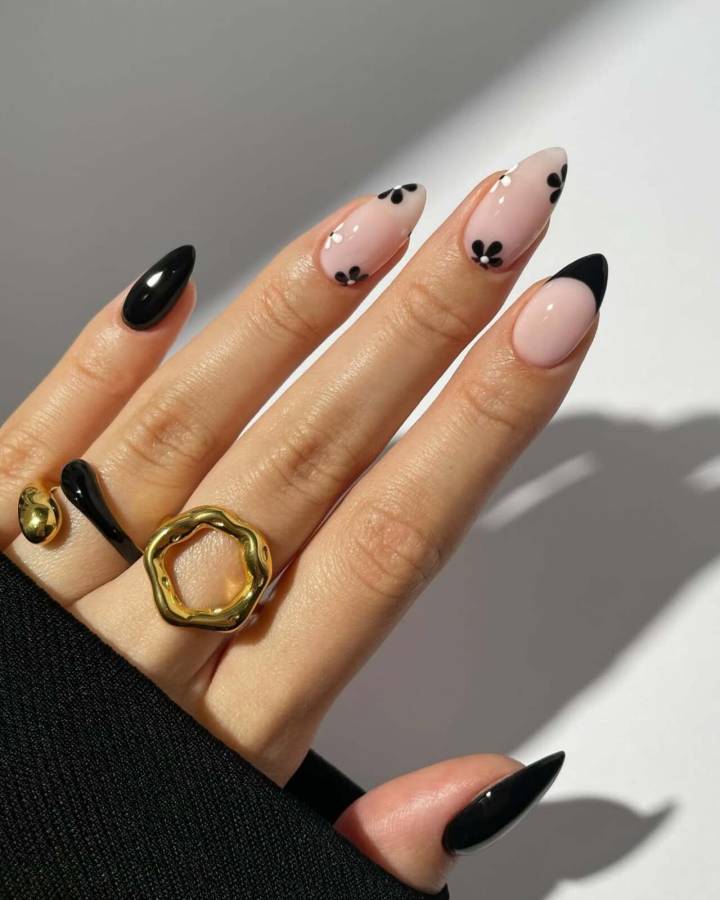 Nail Art Minimalista: Ideias Simples e Chiques para Unhas Redondas