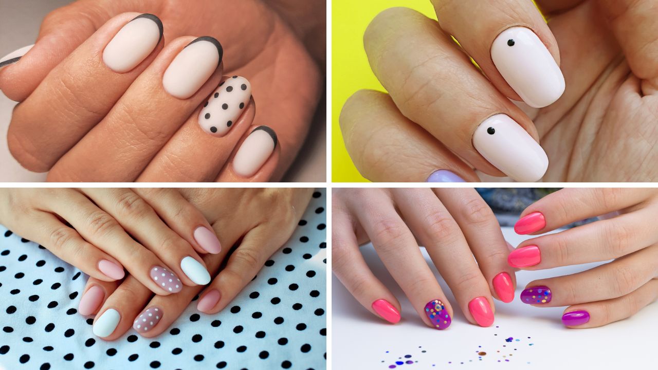 como fazer unha redonda rosa decorada passo a passo