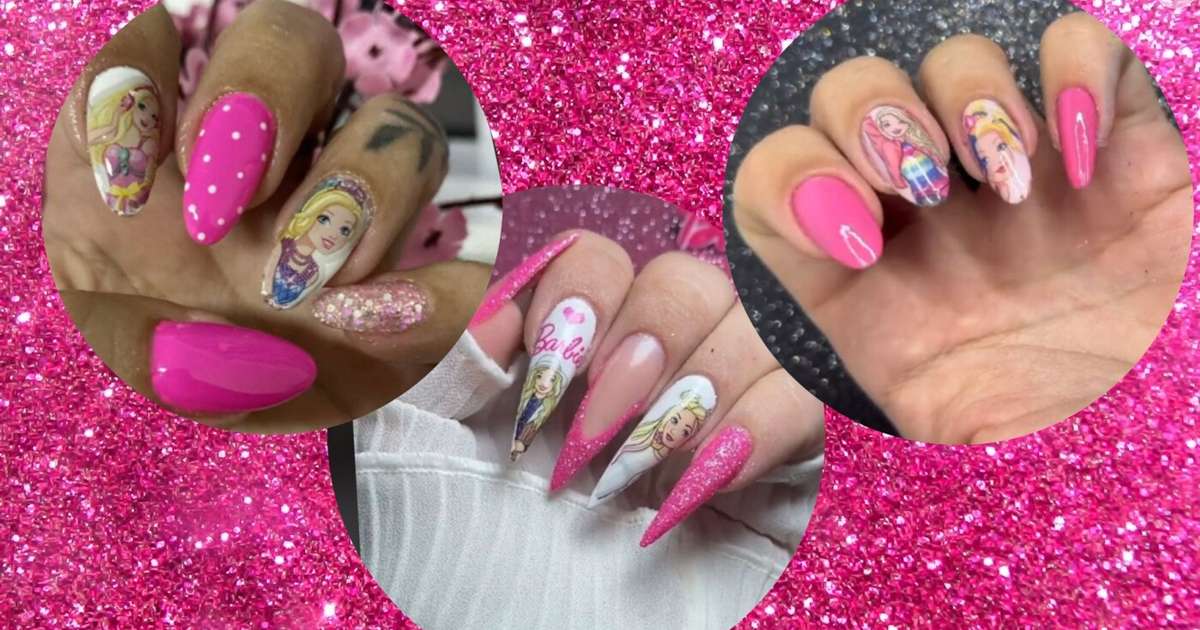 As 5 Técnicas de Glitter Mais Populares para Unhas Rosa Barbie