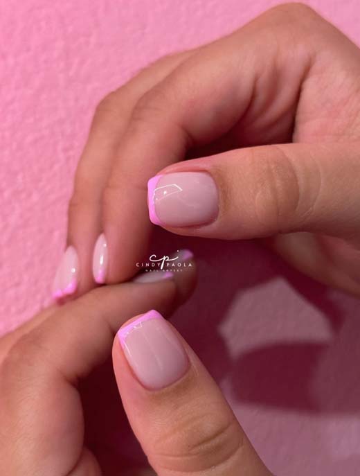 quanto custa fazer unha rosa com francesinha branca em salão
