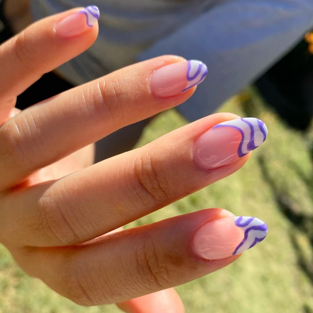 como fazer francesinha roxa com glitter passo a passo