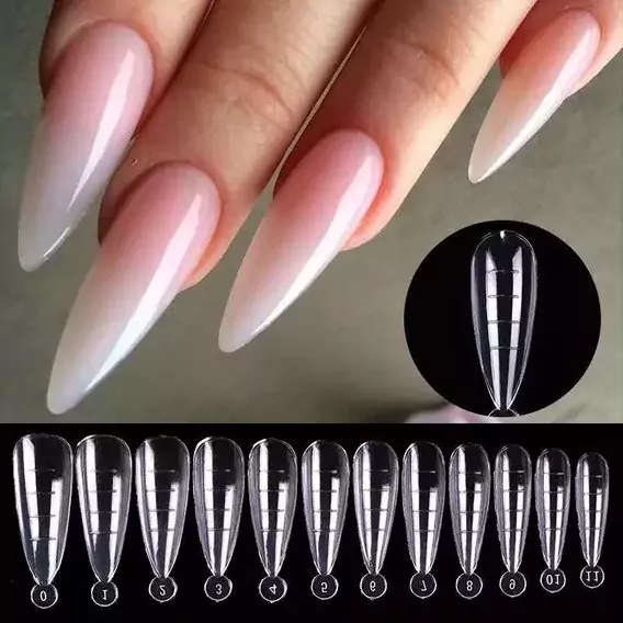 Unhas Stiletto Francesinha: A Elegância do Formato 'V'