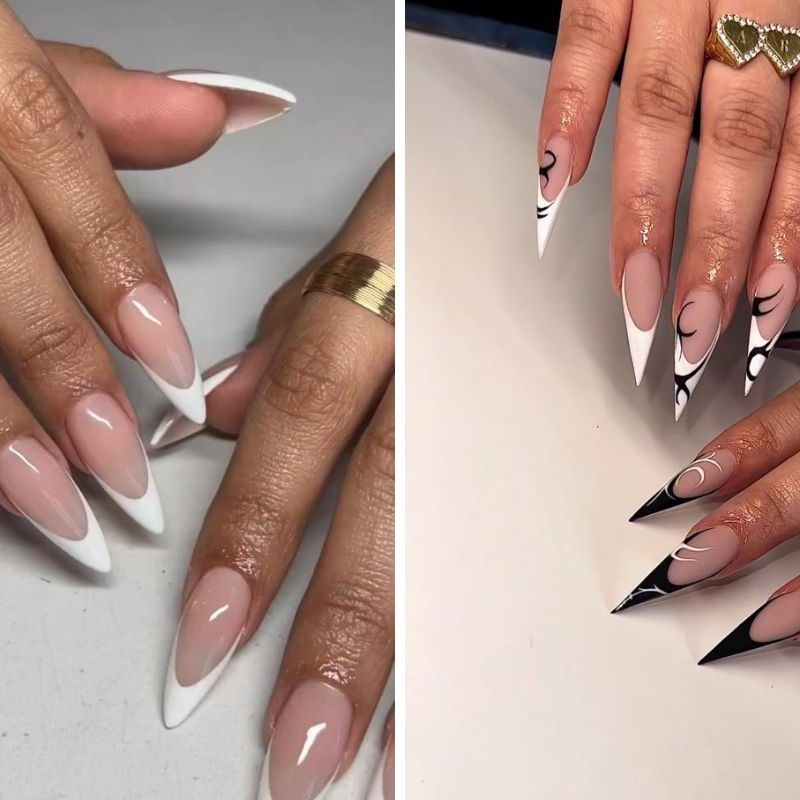 Tendências de Nail Art Stiletto Preta para o Verão 2026