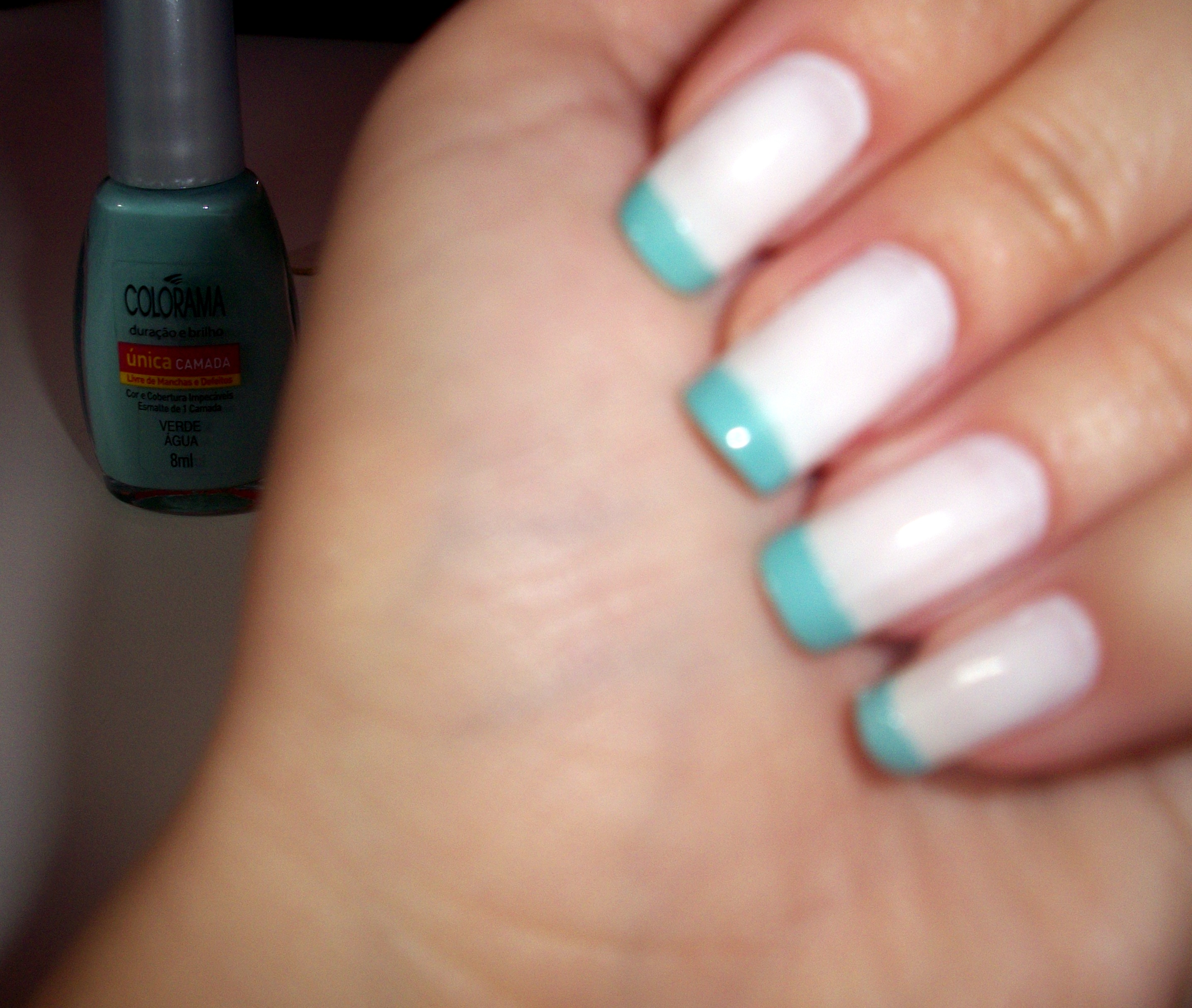 Francesinha Diagonal Verde Água