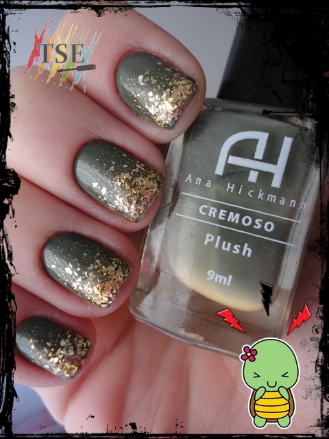 Glitter Encapsulado: O Segredo das Unhas Verde Militar Luxuosas