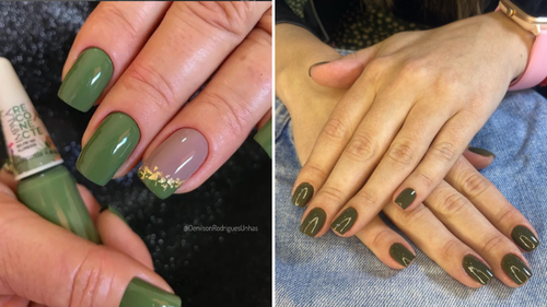 erros comuns ao pintar unhas de verde musgo
