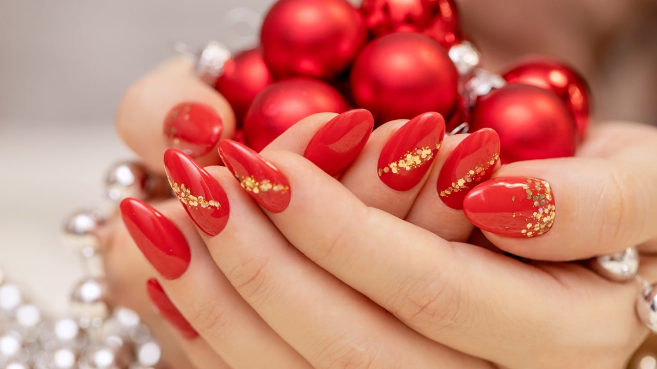unha vermelha