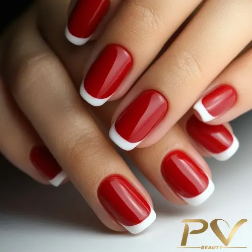 preço médio de unhas francesinha vermelha