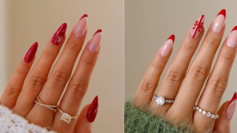 Unhas Vermelhas com Glitter: 10 Ideias Brilhantes para Arrasar