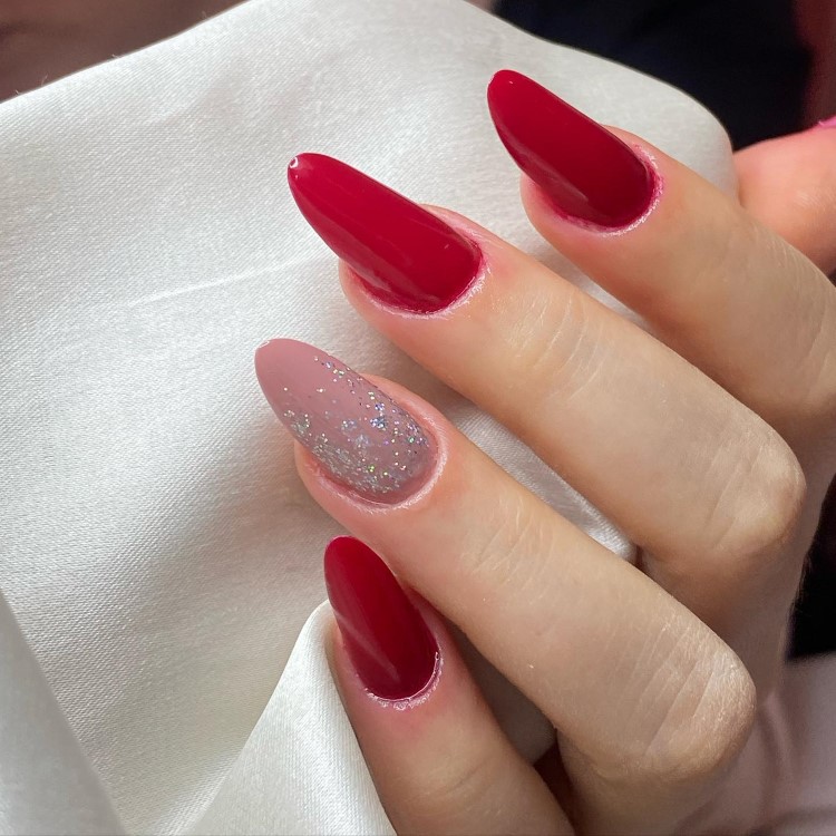 ideias de unhas vinho com filha unica para arrasar