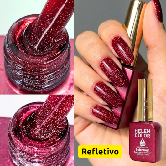 Além do Básico: Estilos Criativos de Unhas Vinho com Glitter (Degradê, Filha Única e Mais)