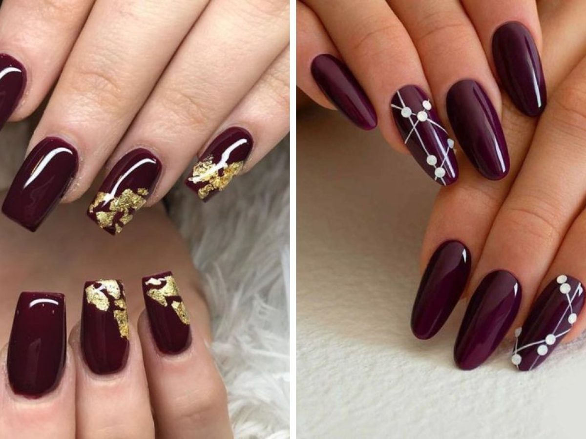 Unhas Vinho com Glitter: Tendências e Inspirações para Arrasar no Outono-Inverno