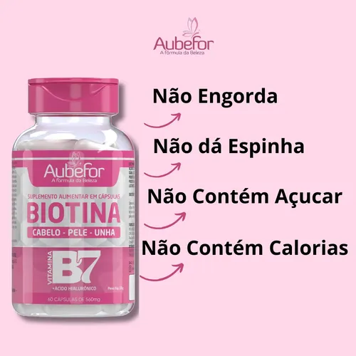 suplemento capilar e unhas que não engorda