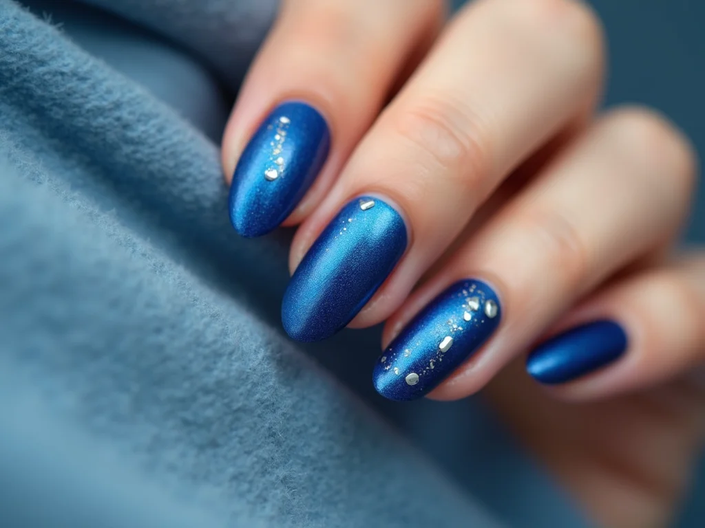 tendência unhas 2026 azul claro