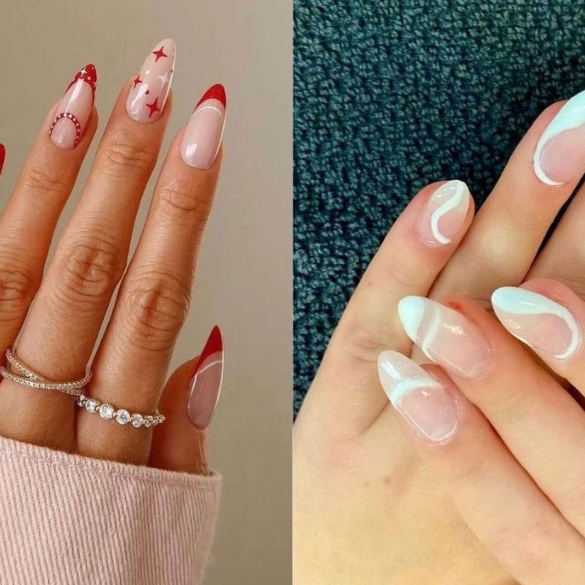 decoração de unhas sutis