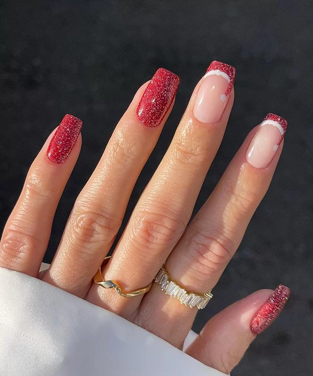 unhas natalinas