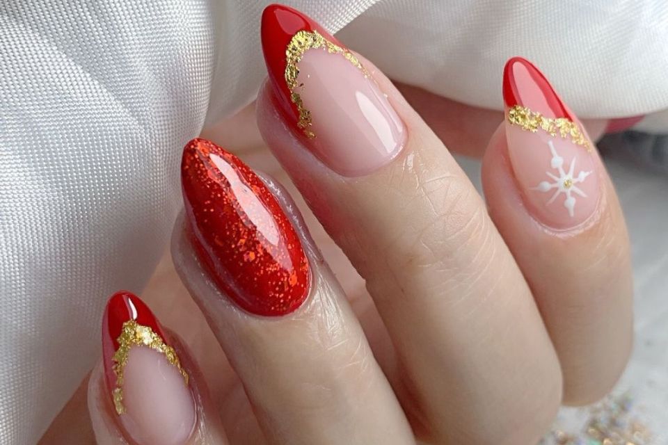 unhas minimalistas natal