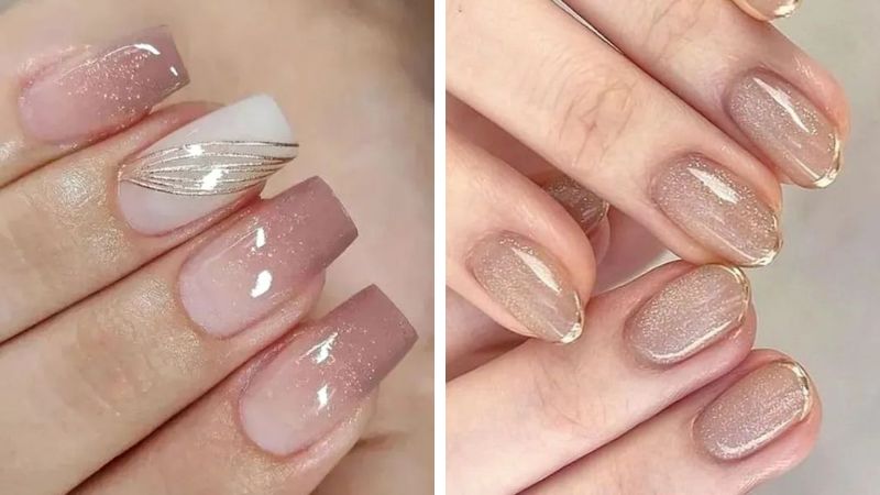 unhas curtas decoradas natal ano novo