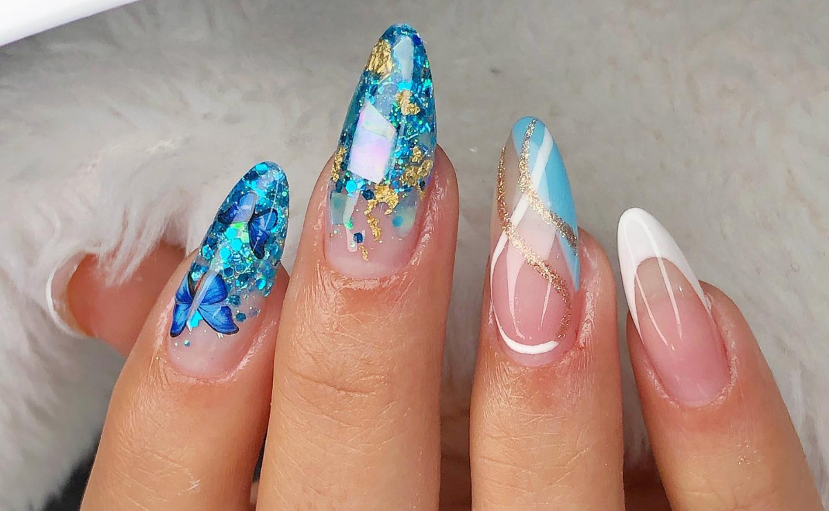 unhas em gel decoradas 2026