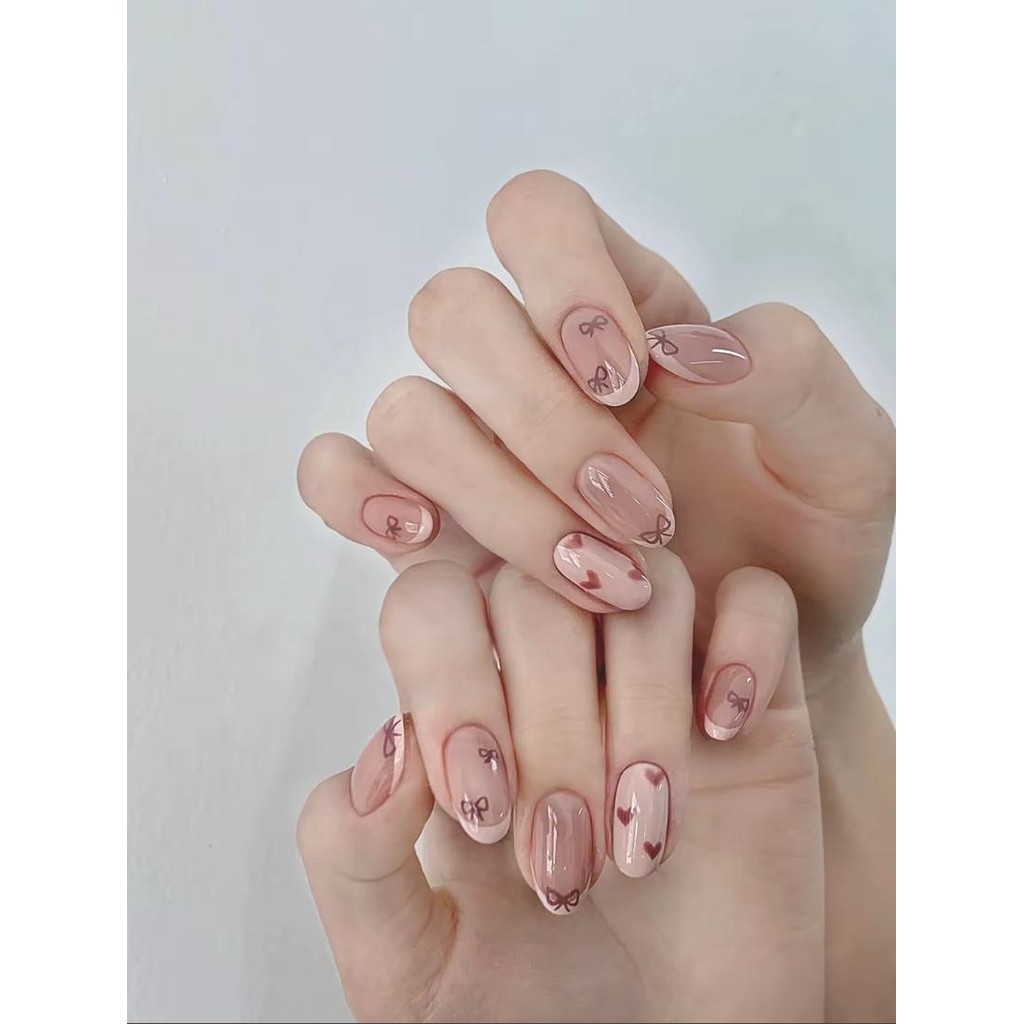 unha de gel decorada encapsulada