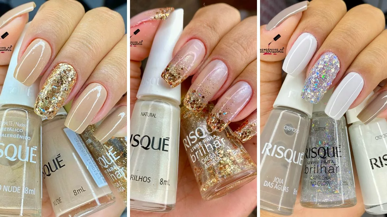 esmalte branco ano novo