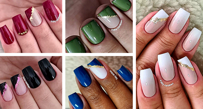 nail art mão tendências