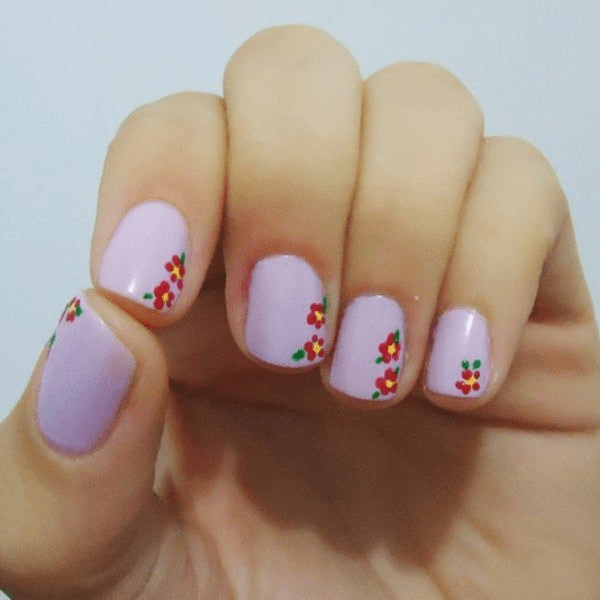 unhas decoradas para meninas