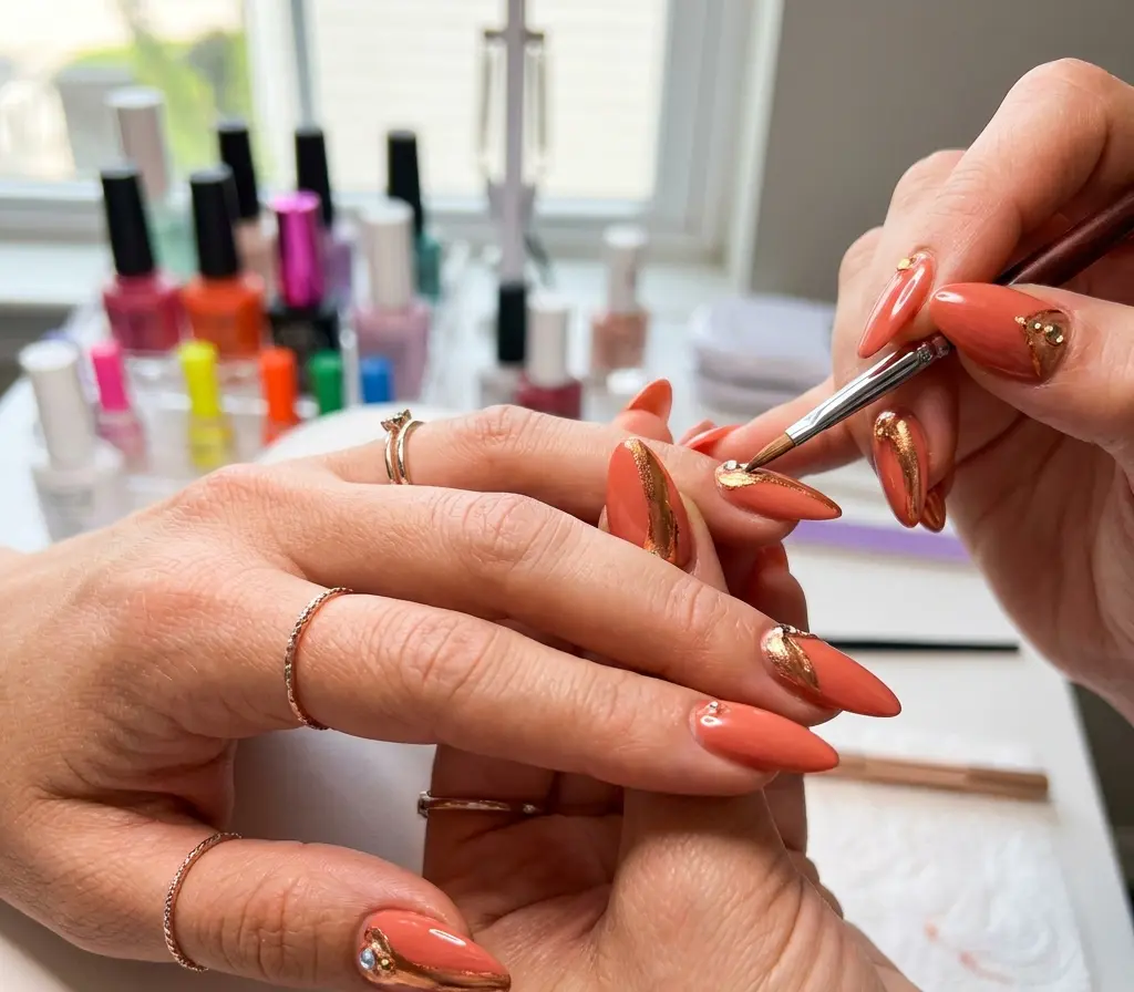 nail art em gel