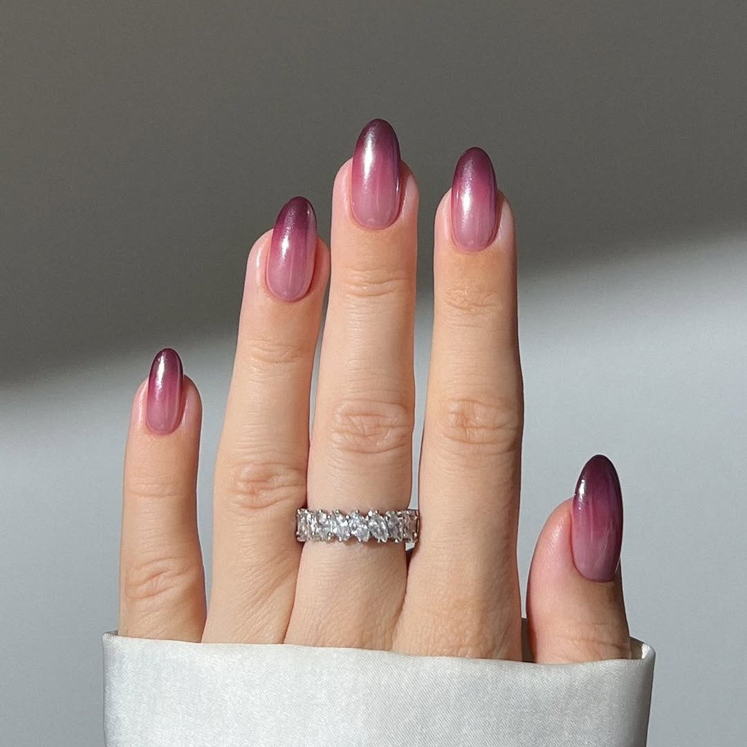 tendências unhas gel 2026 glitter