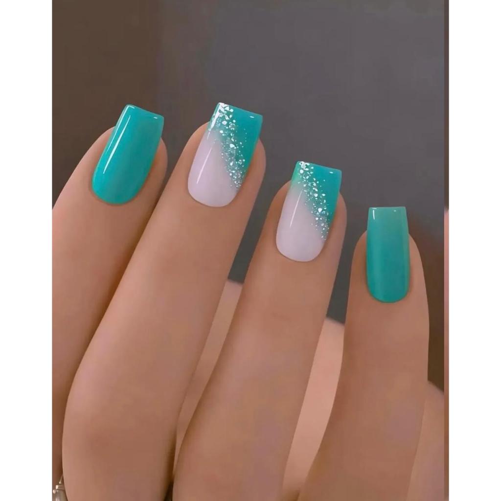 tutorial unha degradê gel