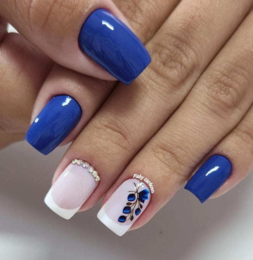 francesinha azul marinho