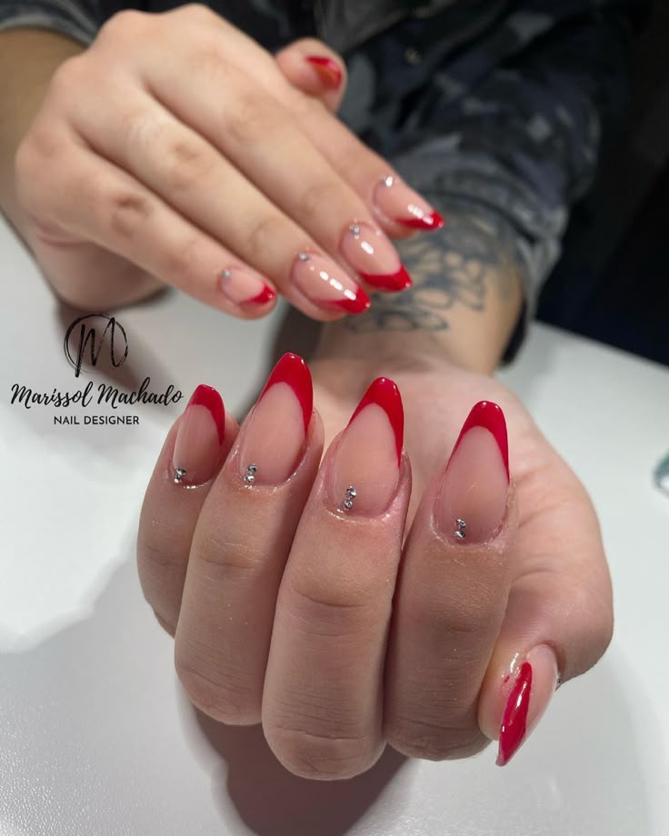 francesinha vermelha com glitter