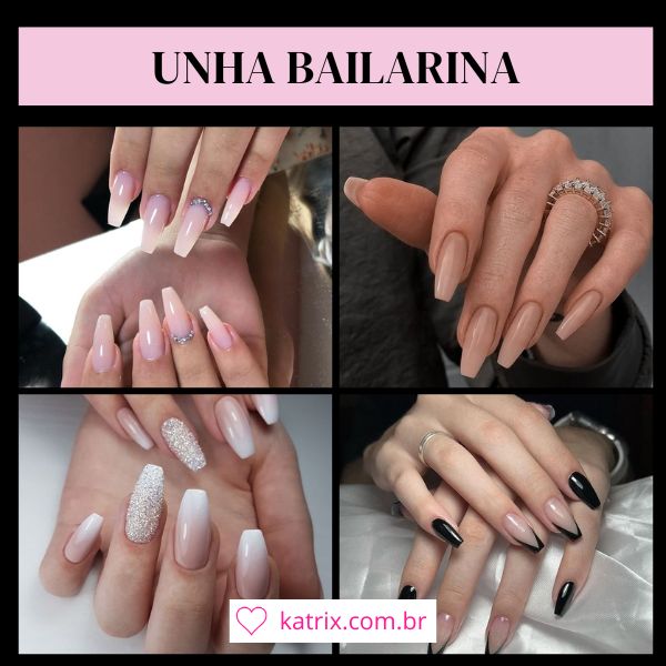 unha bailarina longa