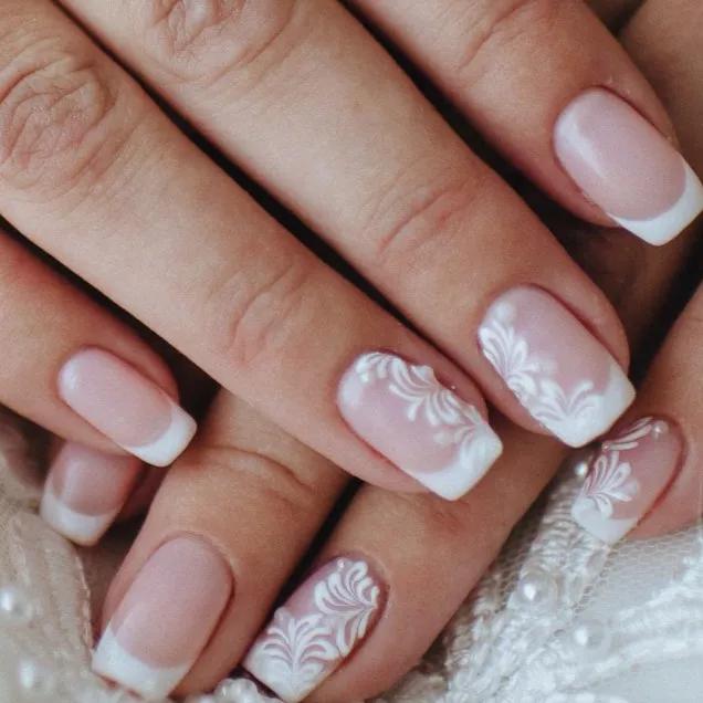 unhas decoradas para casamento