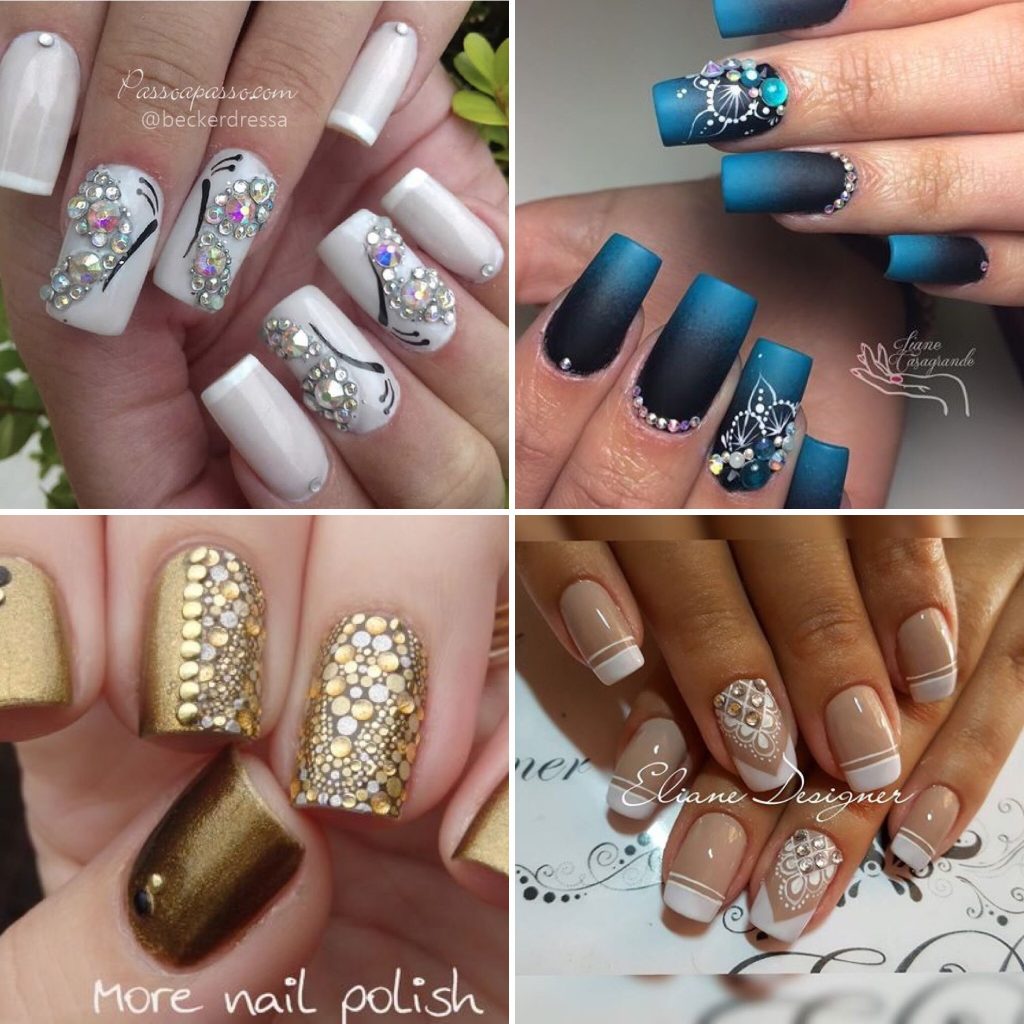 unhas decoradas passo a passo