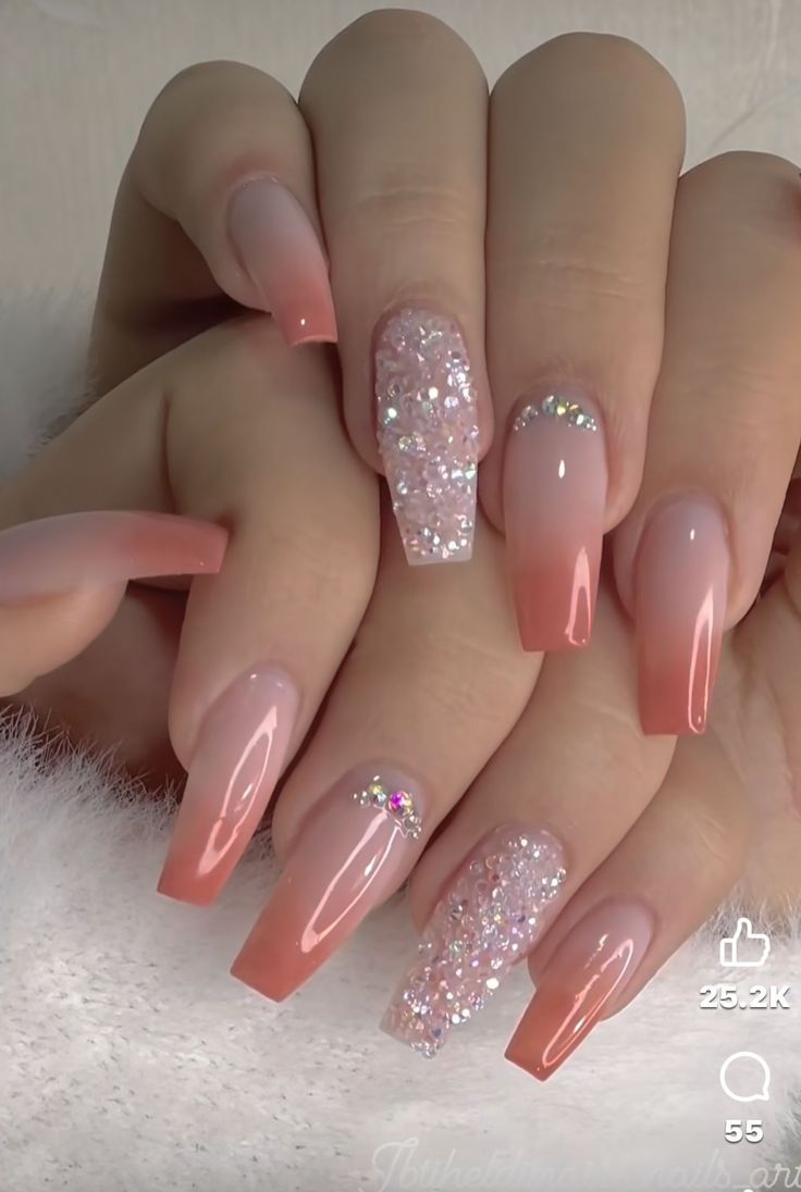 unhas de gel decoradas