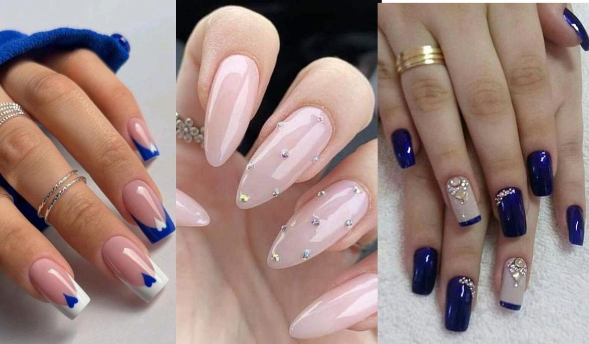 unhas de gel decoradas