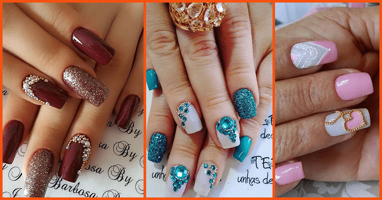 tutorial unha de gel decorada