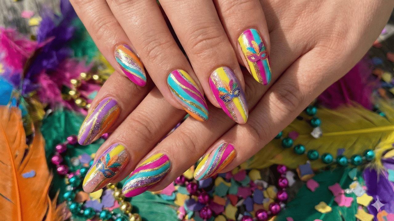 nail art carnaval