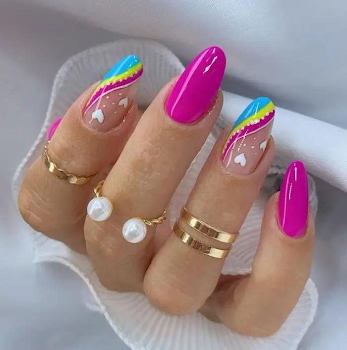 unhas fáceis carnaval