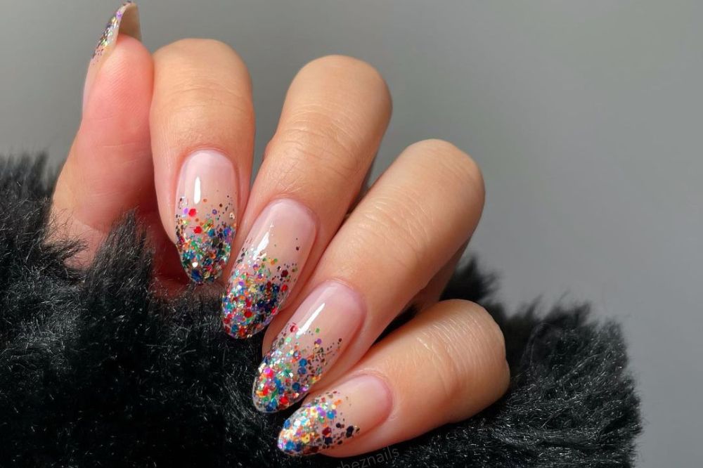 unhas metalizadas carnaval