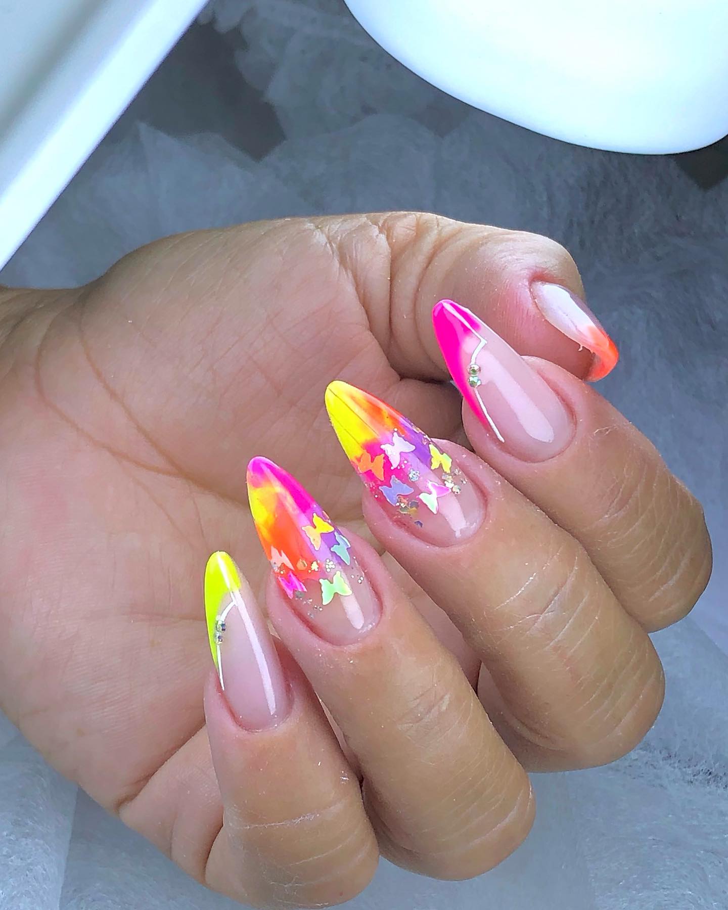 unhas fáceis carnaval