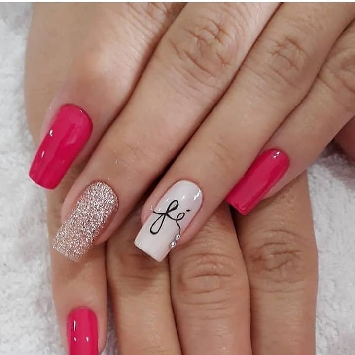 unhas filha única com letra