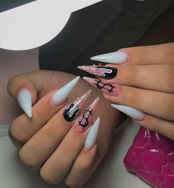 nail art dinheiro