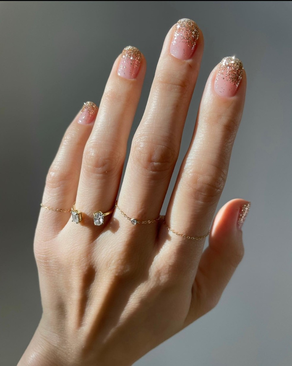 nail art natal elegante