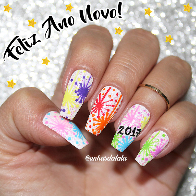 tutoriais unhas fim de ano