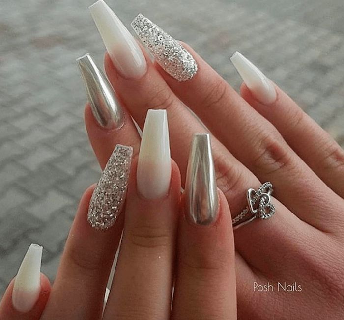 unhas cromadas ano novo